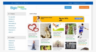 Free Osclass Theme, Make Classified Ads Website - Theme Osclass Gratis