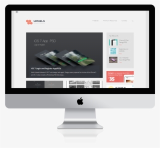 Apple Mockup Pro Imac Air Large Mac Clipart - Mock Up Mac Png