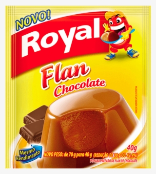 Po Para Flan Royal Chocolate 40g - Flan