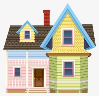 Cottage Art, Cottage Homes, Village Houses, Landscape - 飞 屋 环 游记 房子