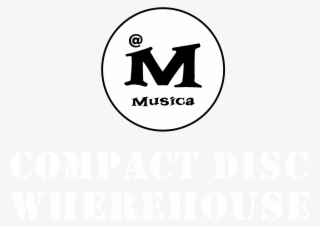 Musica And Compact Disc Wherehouse Logo Black And White - Music