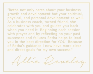 Retha Nichole Testimonials-01 - Calligraphy