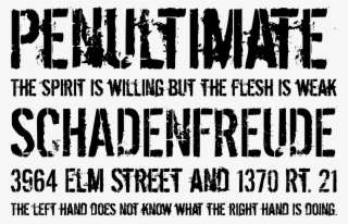 Ego Font Free By Misprinted Type Squirrel - Dirty Font Style