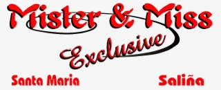 Logo Mister&miss Png - Calligraphy