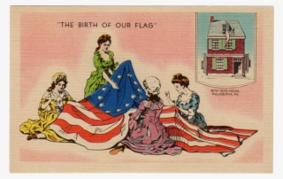 Vintage Patriotic Postcard The - Illustration