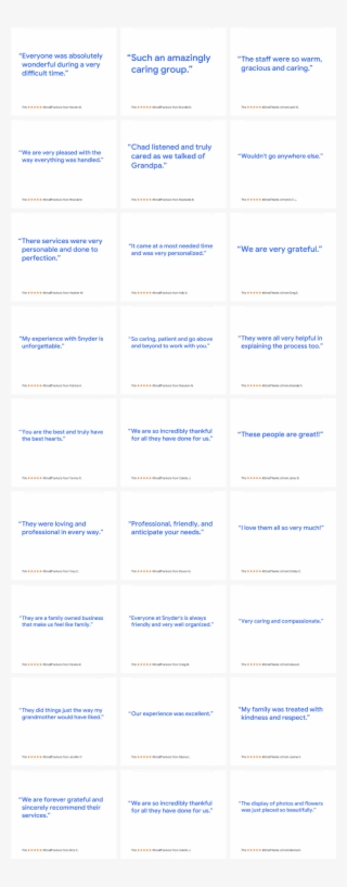 Testimonials - Number
