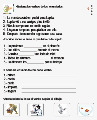 Por Otra Parte Envió Taller De Español Para Estudiar - Actividades Con La Oracion Y Sus Partes