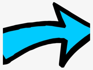 Funky Clipart Curved Arrow - Cartoon Arrow Transparent Background