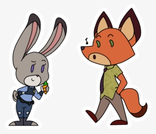 Judy And Nick Stickers By Imaplatypus - Cartoon