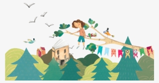 Cropped-pointing At The Library - Illustration