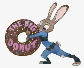 Judy Hopps Have A - Bunny Donut Cute