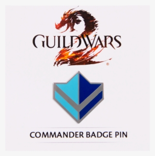 Guild Wars 2 Commander Badge Pin - Guild Wars 2 Simbolo