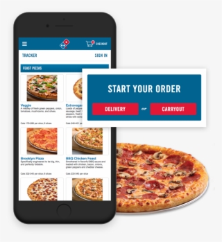 Domino's Mobile Application - California-style Pizza