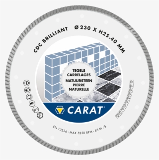 Tiles And Natural Stone Brilliant, Type Cdc - Carat Tools Turbo Blade