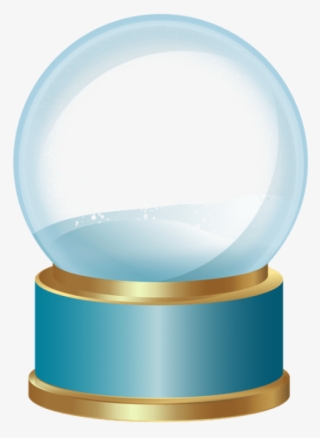 Free Png Empty Snow Globe Blue Png Png Images Transparent - Snow Globe With Transparent Background