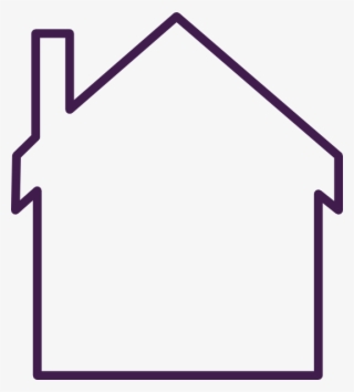 Purple House Empty Clip Art At Clkercom Vector Clip - Clip Art Empty House