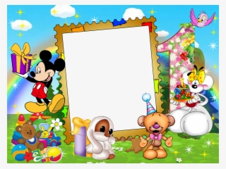 Frames Png Fotos Aniversario - Cartoon Photo Frame Hd Background Png