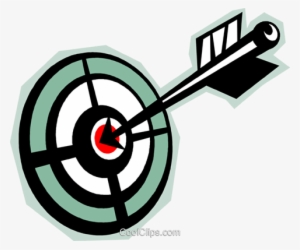 Bull's-eye Royalty Free Vector Clip Art Illustration