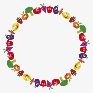 Big Image - Mix Fruit And Vegetables Frame