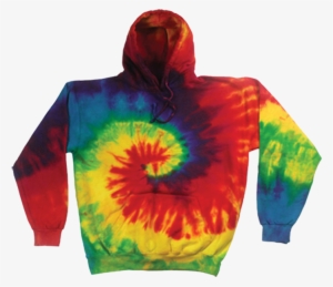 View - Rainbow Tie Dye Hoodie
