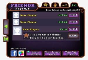 Friends Menu Torches Lit - Menu