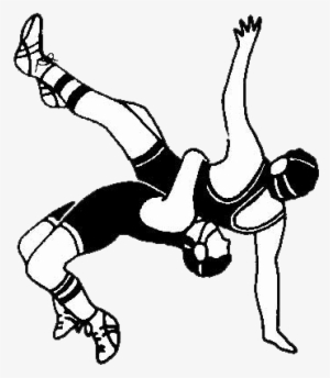 Svg Black And White Download Collection Of Mat Quality - High School Wrestling Logo
