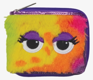 Picture Of Tie Dye Furry Wallet - Wallet