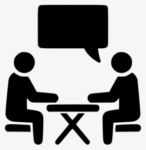 Interview Chat Conversation Job Hire Comments - Face To Face Icon