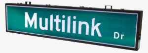 Illuminated Street Signs