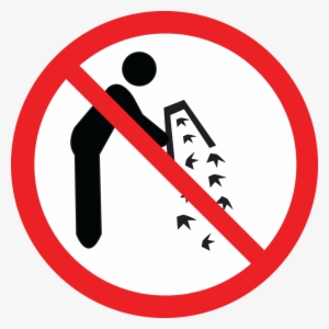 Don't Litter Sign