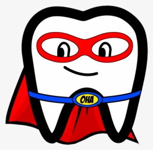 Tooth Superhero In Mask In Cape - Superhero Tooth