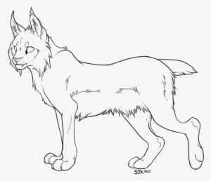 Transparent Base Lynx Clip Transparent Download - Lynx Lineart