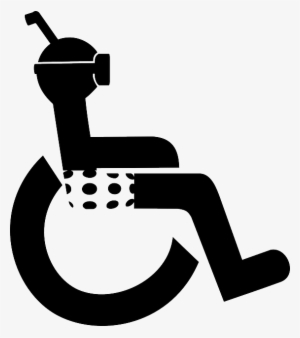 Diver, Disabled, Wheel Chair, Wheelchair, Chair Bound - Pictograma Silla De Ruedas