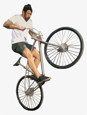 Ns 0012 - Guy On A Bike Png