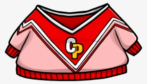 Red Cheerleading Sweater Clothing Icon Id 4003 - Club Penguin Red Clothes