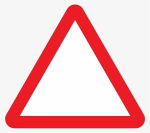 Uk Traffic Sign - Triangle Road Sign Png