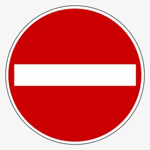 Blank Traffic Sign Set - Do Not Disturb Symbol
