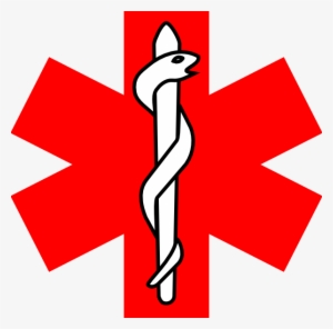 Red Cross Clipart Paramedic - Red Cross With Snake