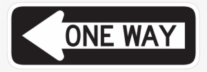 What Does This Sign Mean - One Way Road Sign Means