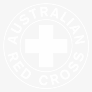 Australian Red Cross Logo White