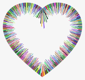 This Free Icons Png Design Of Prismatic Heart Beats