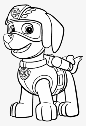 Rocky Paw Patrol Drawing - Paw Patrol Zuma Drawing