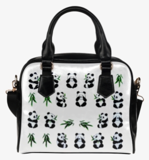 Interestprint Cute Panda Bamboo Women's Pu Leather