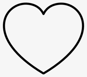 Black And White Heart Clip Art At Clker - Сердце Эскиз Контур