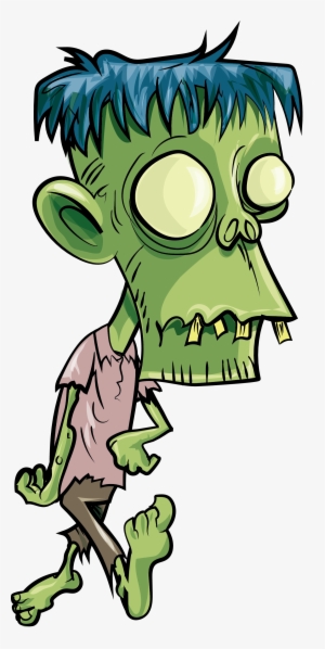Cartoon Zombie Transparent Background Png - Zombie Kartun Png