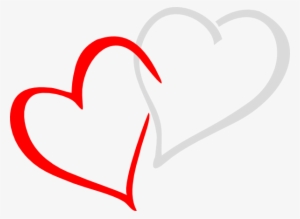 Hearts Silver Red Clip Art - Red And Silver Hearts - 600x438 PNG ...