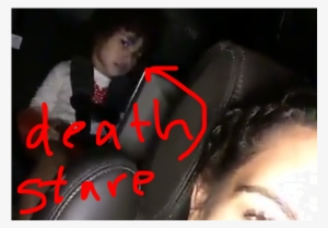 North West Totally Gave Kim Kardashian The Death Stare - Kim Kardashian