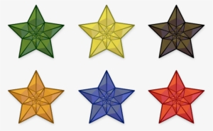 Colored-stars - Printable Colored Stars - 600x410 PNG Download - PNGkit