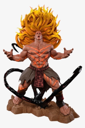 5" Street Fighter Statue Necalli V-trigger Player 2 - Street Fighter - Necalli 1:6 Scale Statue