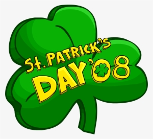 Patrick's Day Party 2008 Logo - Club Penguin St Patricks Day